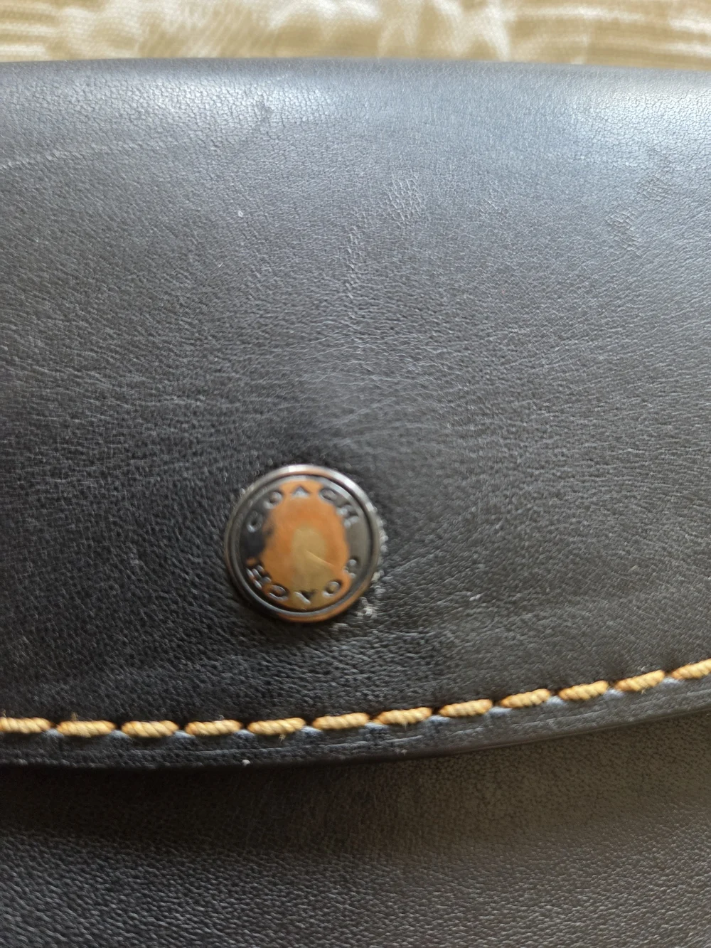 Coach | 1941 Glove Black Leather Wristlet Clutch